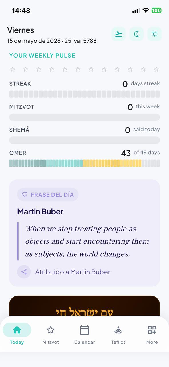 Weekly pulse and daily phrase